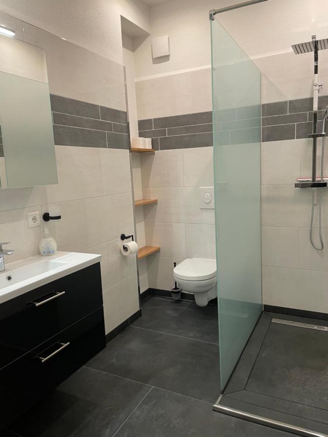 Moderne Ferienwohnungen In Dissen Buitenkant foto