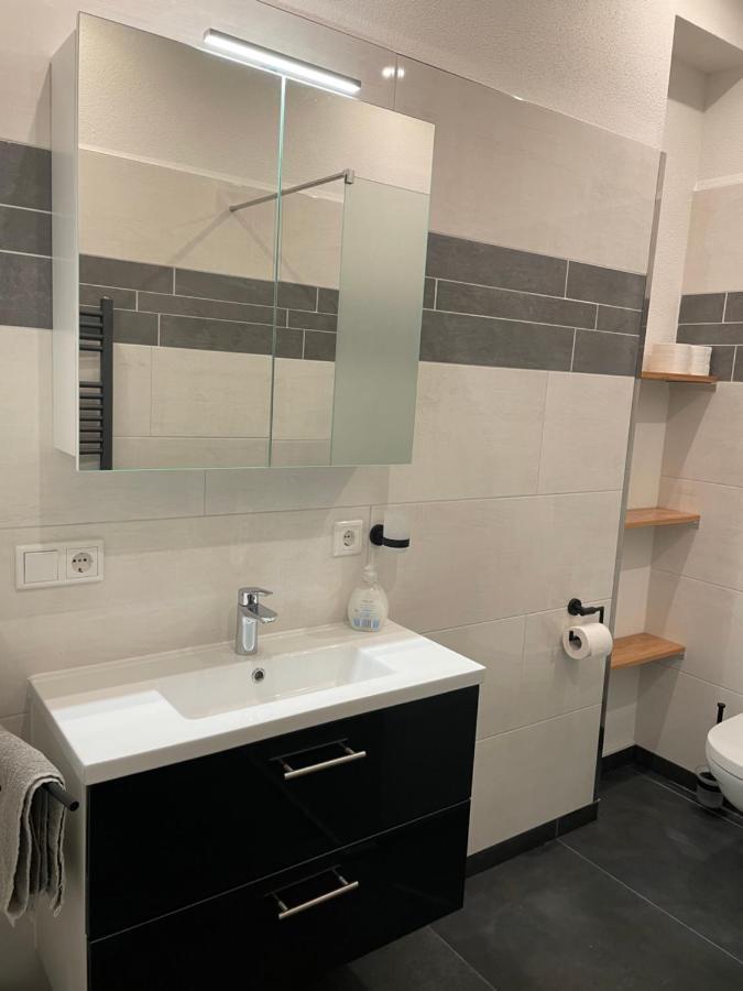Moderne Ferienwohnungen In Dissen Buitenkant foto