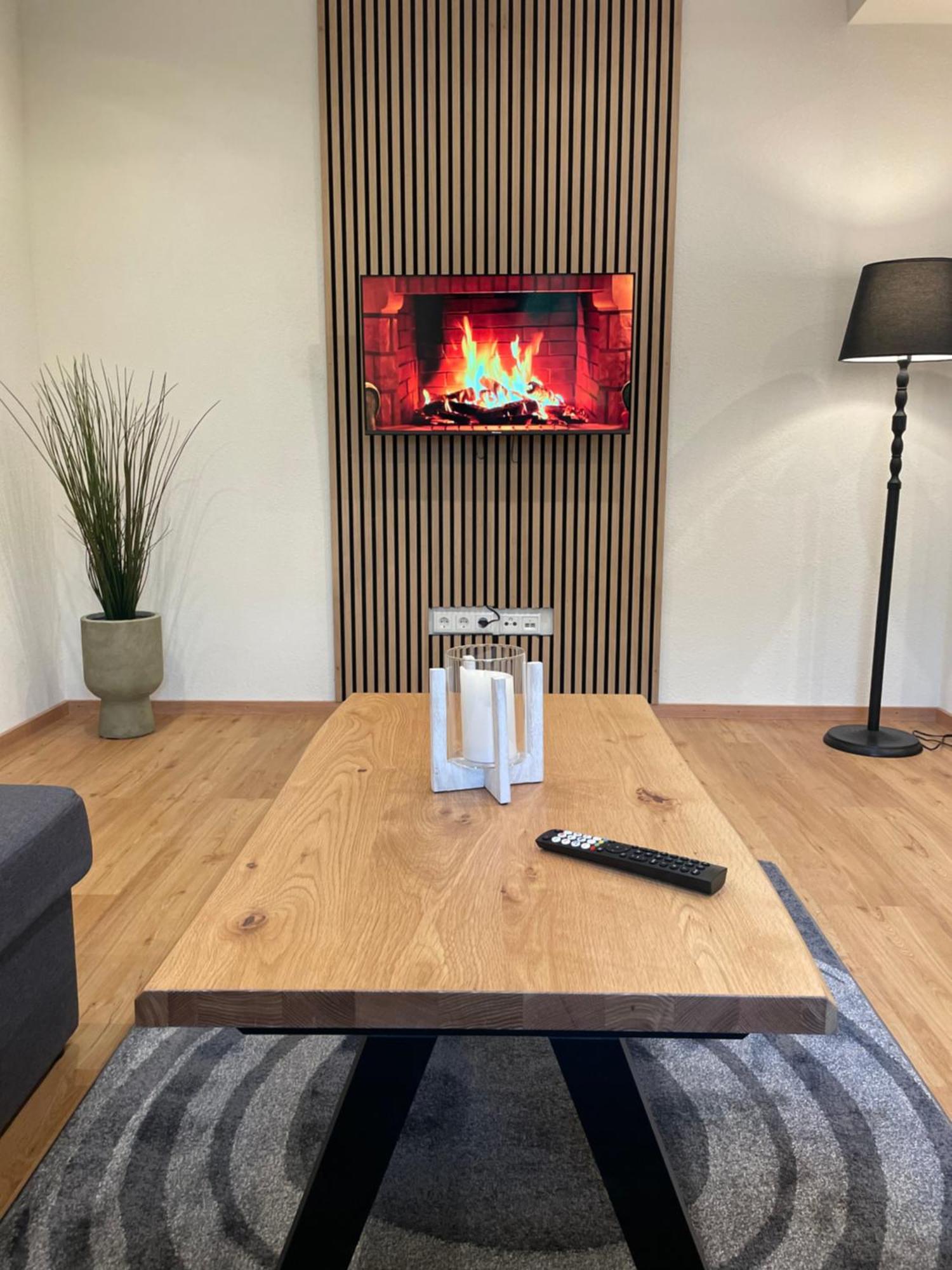 Moderne Ferienwohnungen In Dissen Buitenkant foto
